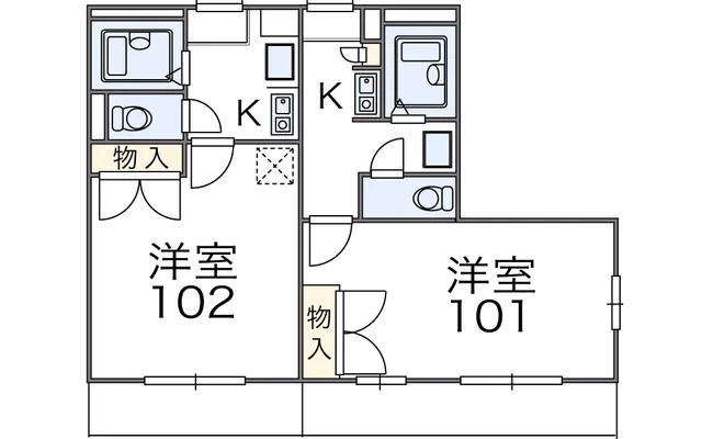 レオパレス二色の浜Ａ 1