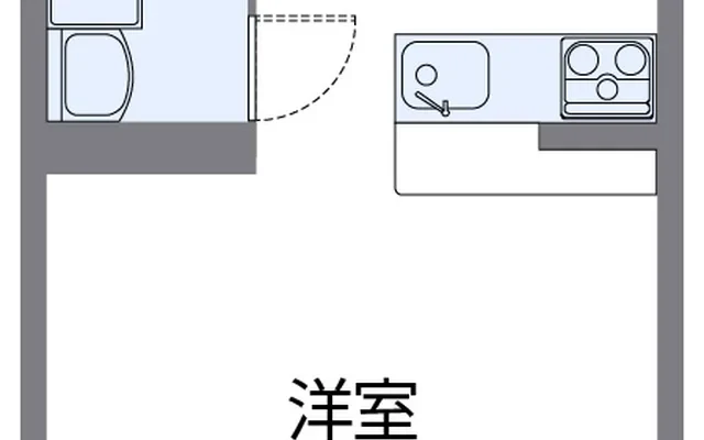 レオパレスクローバー - Sakai City student accommodation - 105号房间(带独立厨房)