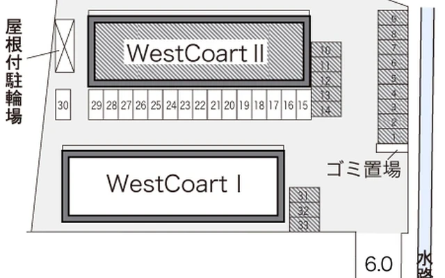 レオパレスＷｅｓｔＣｏｕｒｔⅡ 2