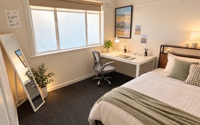 14 Bogong Avenue - 멜버른 학생 숙소 - Room 3 (non ensuite/without kitchenette)