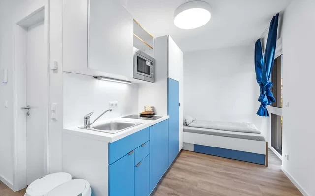 Fully furnished studio with balcony 1