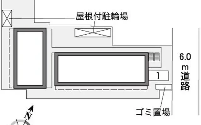 レオパレスＲｏｓｅｍａｒｒｙⅢ 2
