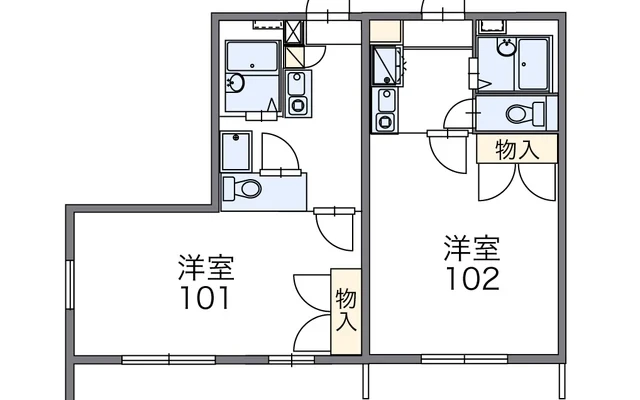 レオパレス早川Ｂ棟 1