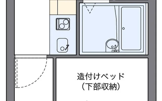 アンジェラ - 이와미자와시 학생 숙소 - 107号房间(带独立厨房)