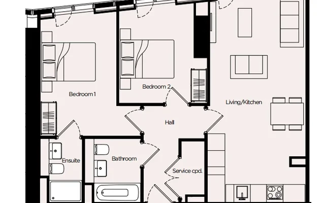 FH-Viadux - résidence étudiante à Manchester - 1 Bed 1 bath