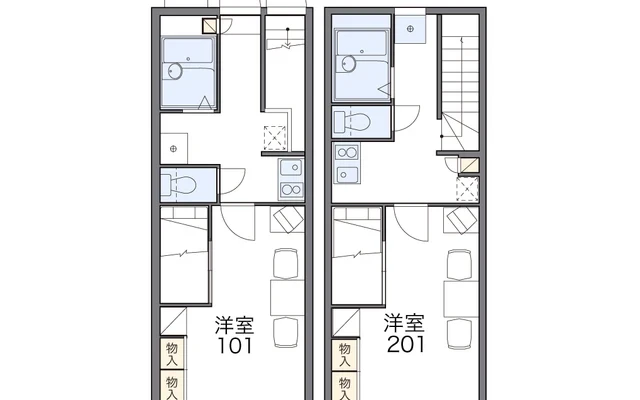 レオパレスわかみや２番館 1