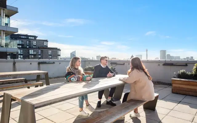 urbanest St Pancras - London student accommodation - Terrace