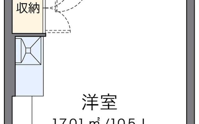 ＫＵＮＩＳＡＮ - 野洲市の学生向け宿泊施設 - 204号房间