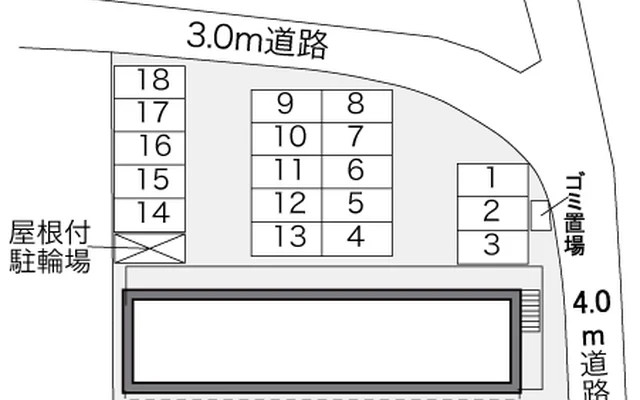レオパレスラ　フロルⅡ 2