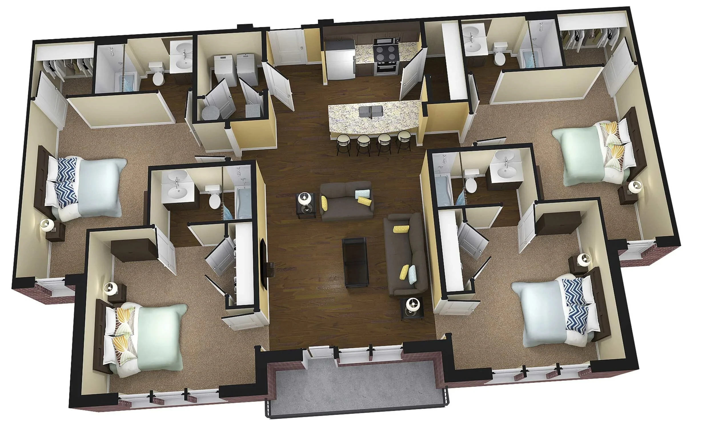 4 Bed 4 Bath Bretona II