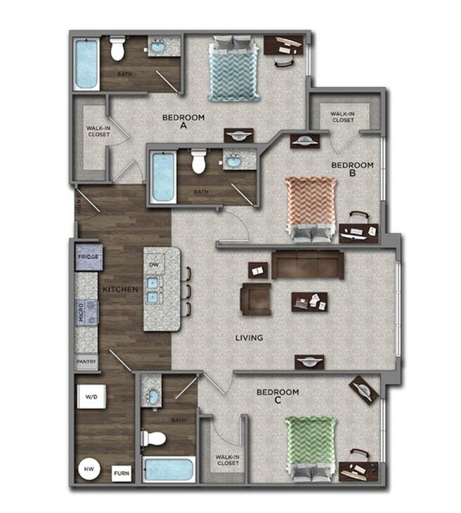 3 Bed  / 3 Bath 3.2
