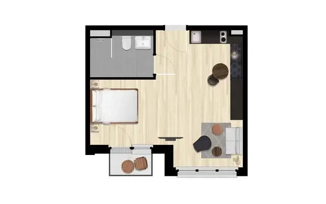 studio in Lichtenberg 0