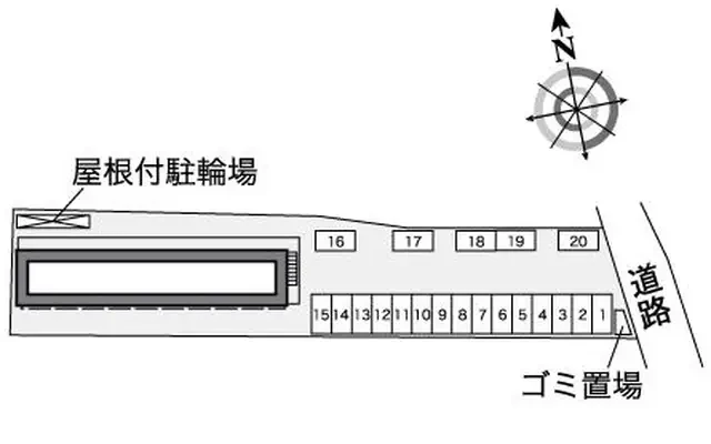レオパレス髙樹グリーンともべⅢ 2