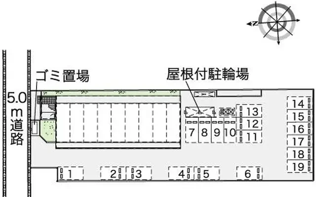 レオパレスルミュールⅢ 2