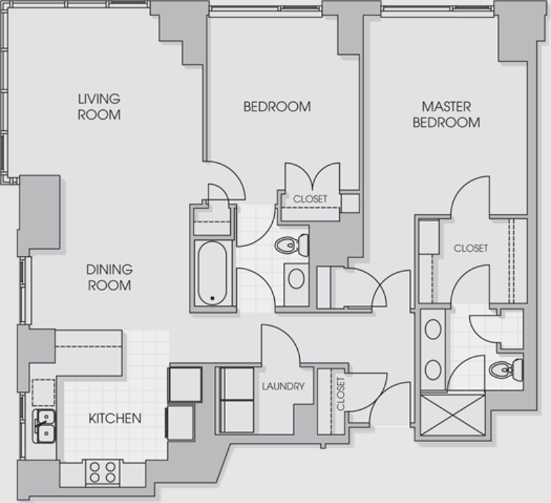 2 Bedroom 2E