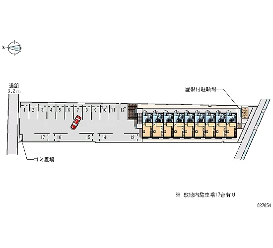 レオパレス天神 - 柳井市の学生向け宿泊施設 - 105号房间(带独立厨房)