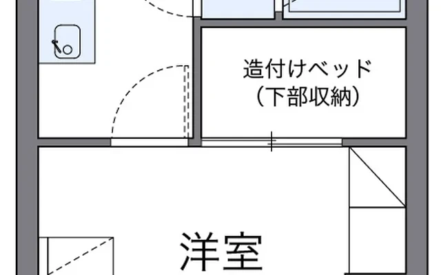 レオパレス沖田 - 오무라시 학생 숙소 - 101号房间(带独立厨房)