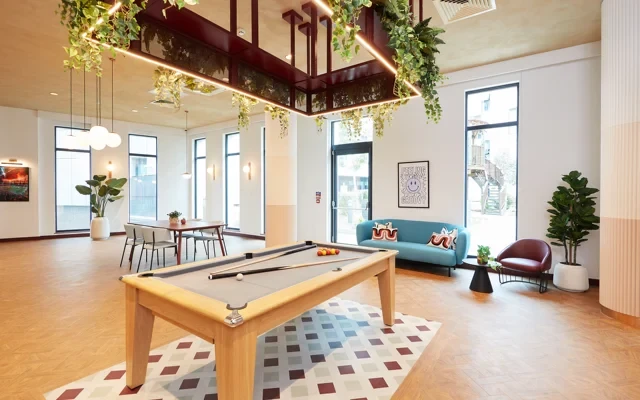 Pavilion Court - London student accommodation - Pool Table