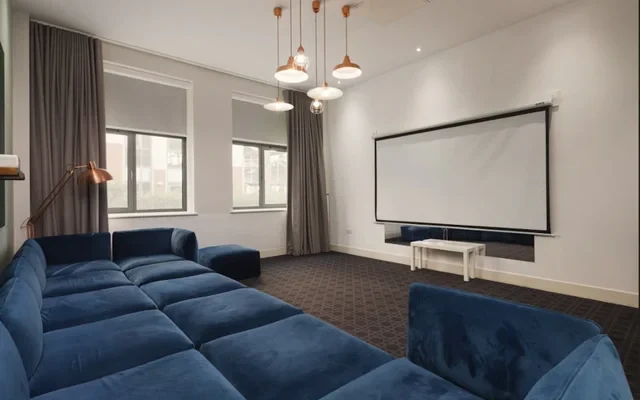 Merchant Apartments - Glasgow student accommodation - Cinema room
