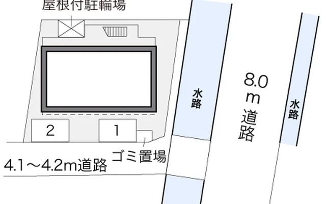 レオパレスアムール田野浦 2