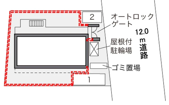 レオパレスエムエイチコーポⅡ 2