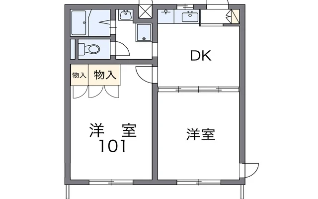 レオパレスサンローゼＢ 1