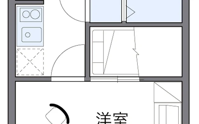 レオパレスシエルブルー 1