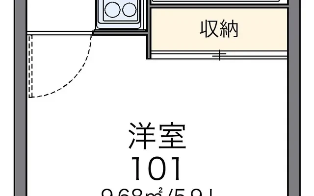 レオパレス西尾久 1