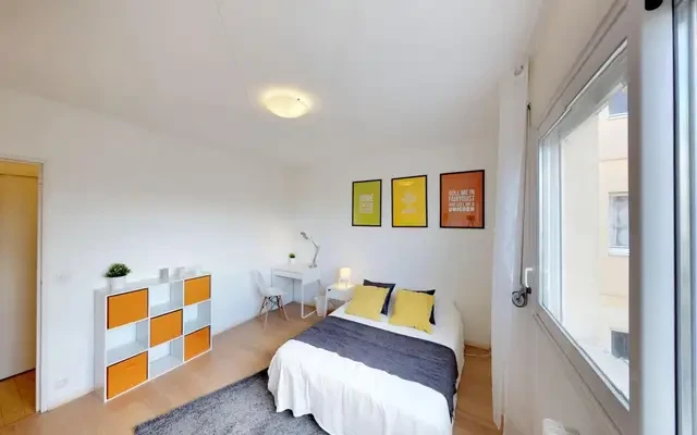 Luminous double bedroom near Parc Sergent Blandan 4