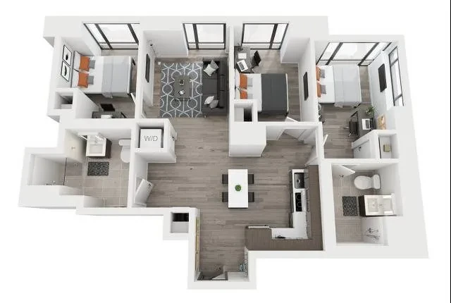 3 Bed 2 Bath Terrace