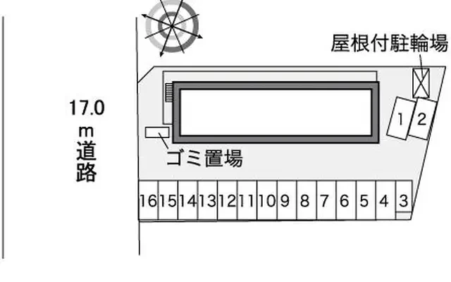 レオパレス北丘珠Ⅲ 2