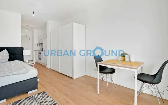 Furnished 1 room studio with elevator and balcony 4
