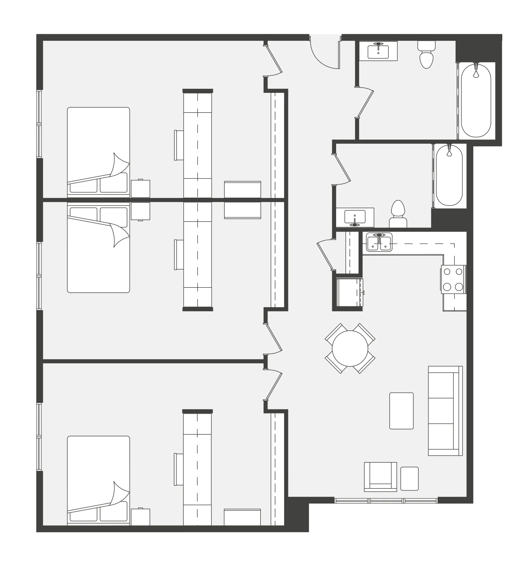 3 Bedroom, 2 Bath Casa Roma