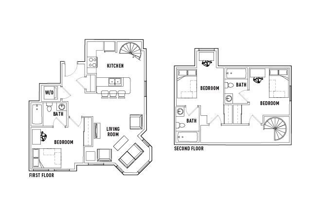 3 Bed 3 Bath Townhome B