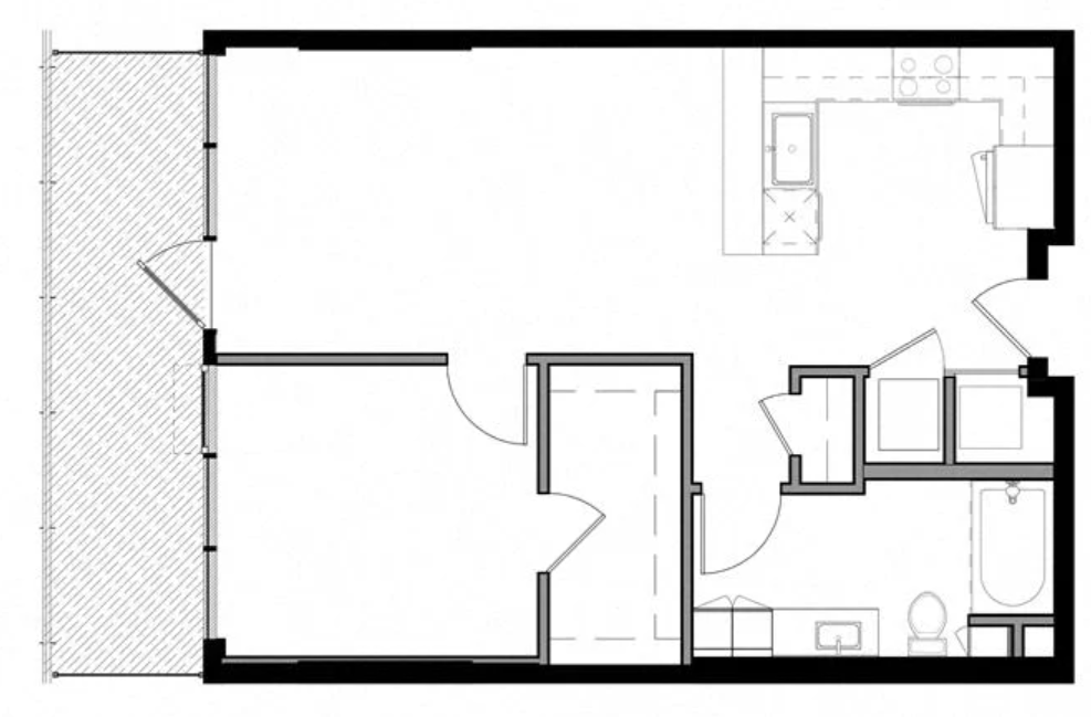 1 Bedroom 1L w/ Balcony