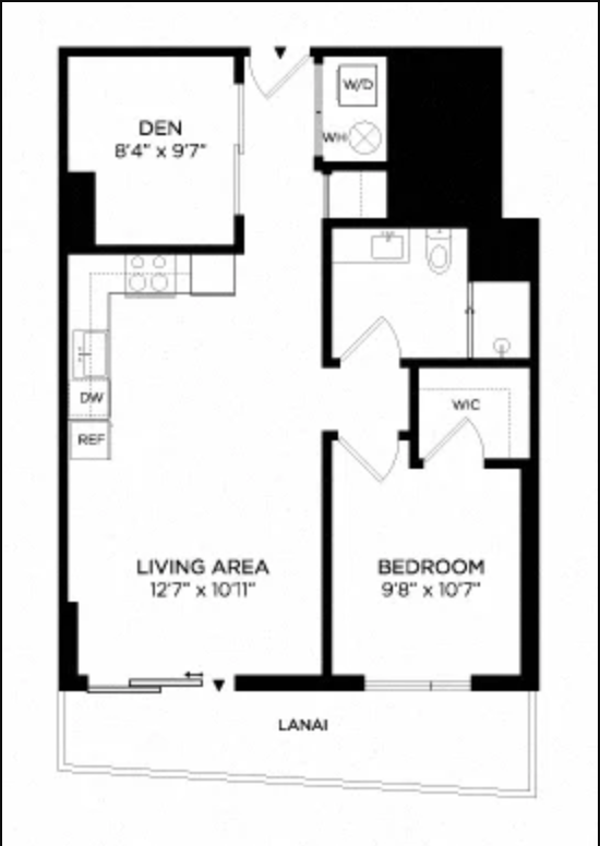 1 Bedroom 1Y Den