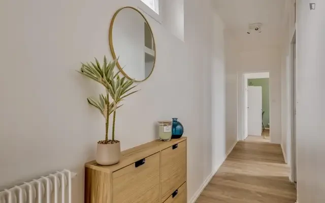 Chambre double, avec balcon, dans un appartement de 3 chambres 2