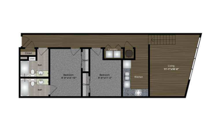 2 Bed 2 Bath Hippie Hollow