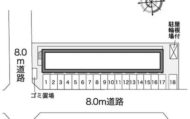 レオパレスエスペーロ - chỗ ở sinh viên tại Kita Hiroshima