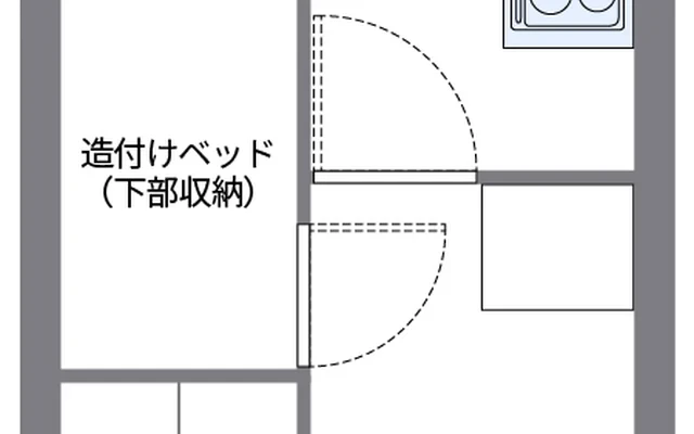 レオパレスサンフラワー中庄 - Kurashiki student accommodation - 204号房间(带独立厨房)