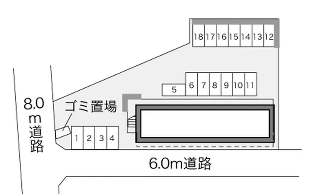 レオパレスWing - ที่พักนักศึกษาในเมืองทาซุคิโจ