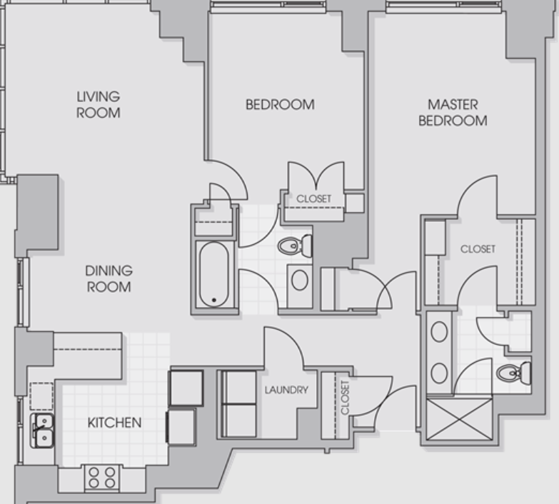 2 Bedroom 2D