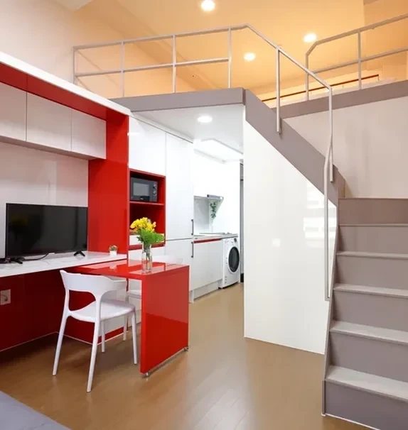 Easy Univ. Access | Janganpyeong Stn 2-min Walk | Private Loft | Student-Friendly | Enkoplex 2