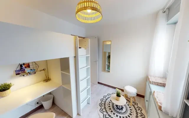 Cute single bedroom in a student flat, near the Glacière metro - chỗ ở sinh viên tại Paris