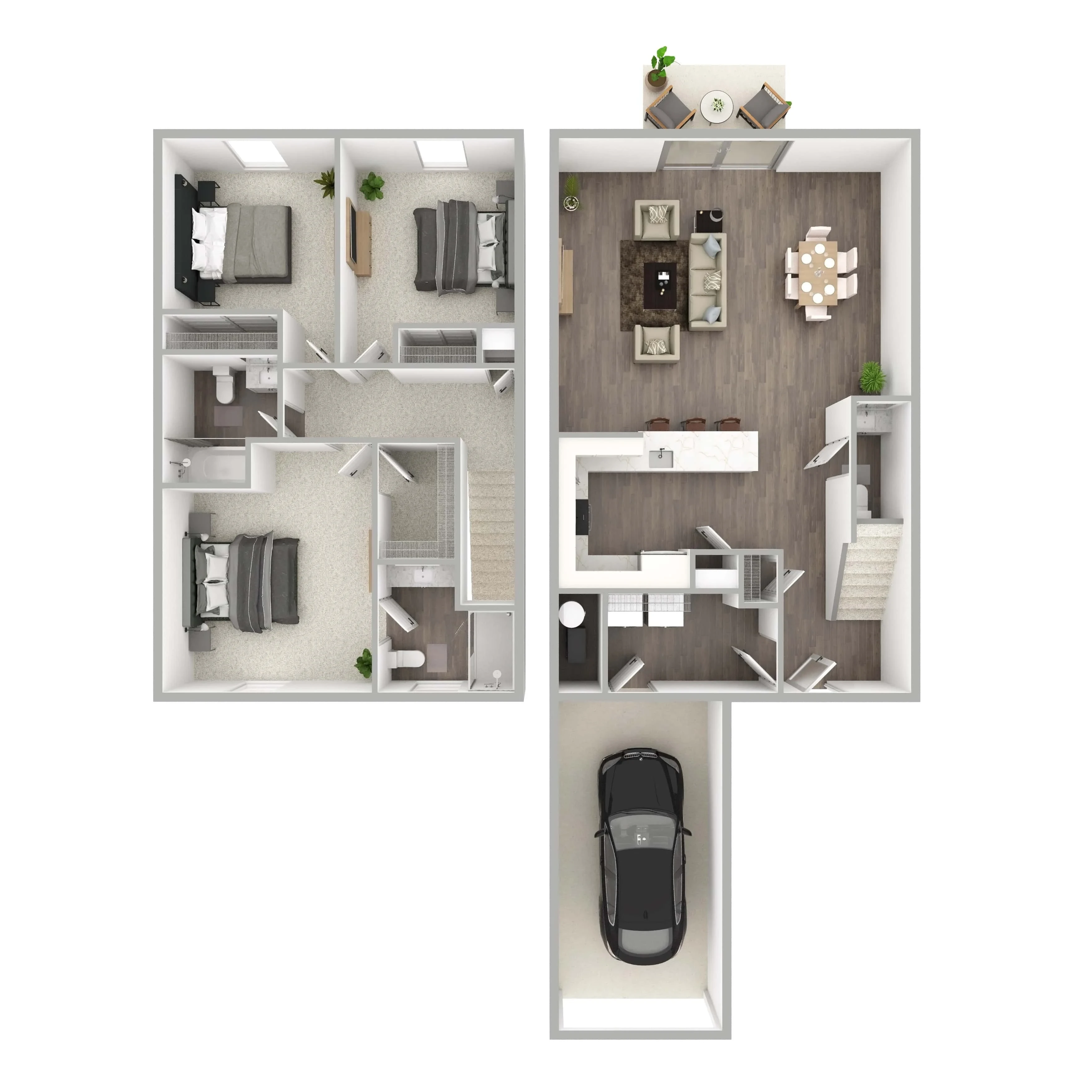 3 Bed 2.5 Bath Chappelear Renovated