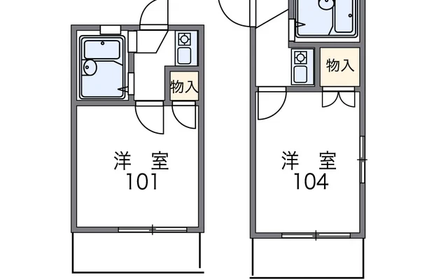 レオパレスサンクレール小戸 1