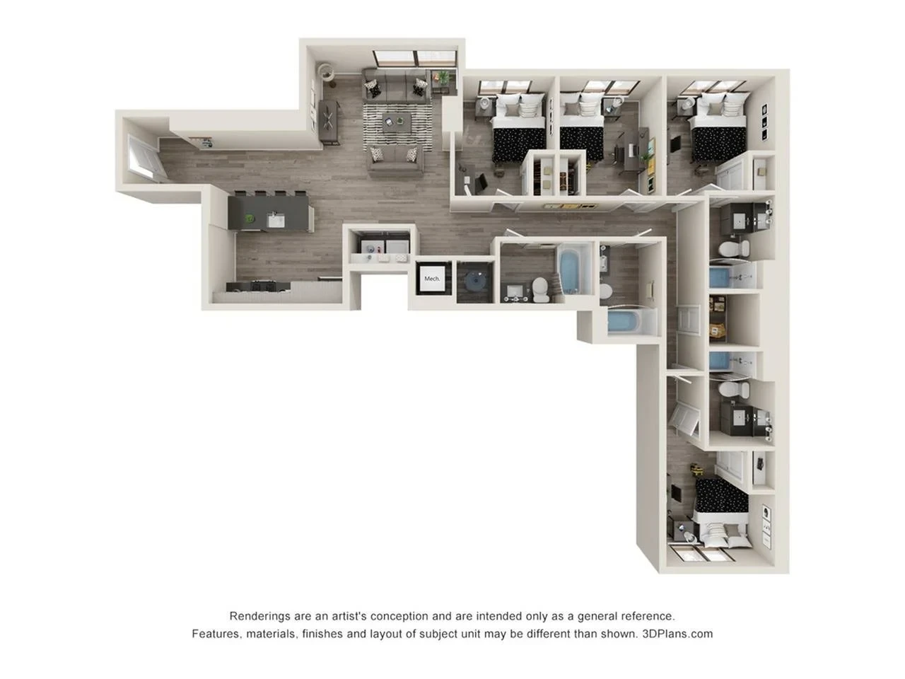 4 BED 4 BATH-Downton