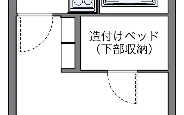 小松駅東 - Komatsu student accommodation - 102号房间(带独立厨房)