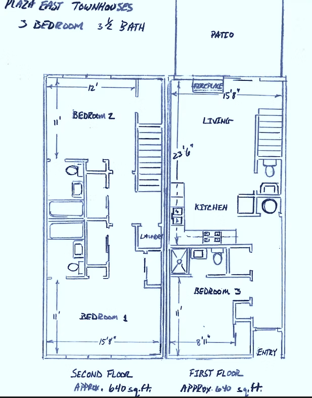 3 BEDROOM, 3.5 BATHROOM