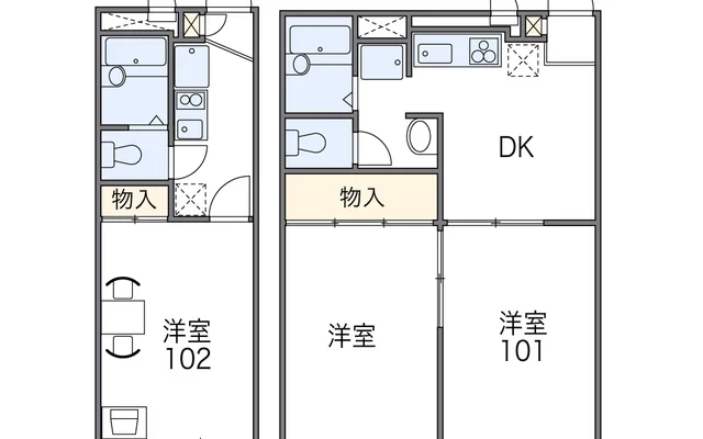 レオパレスｋｕｂｏ　ｆｌａｔ 1